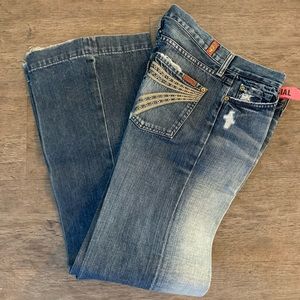 7FAM dojo jeans 27x33